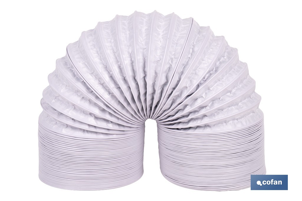 Tubo de evacuación extensible | Adecuado para secadora y aire acondicionado | Resistente hasta 150 °C | Disponible en diferentes medidas - Cofan