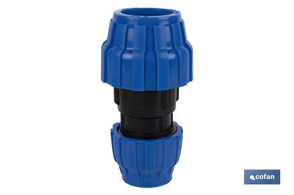 Reducing coupling with two connections | Available in different diameters - Cofan