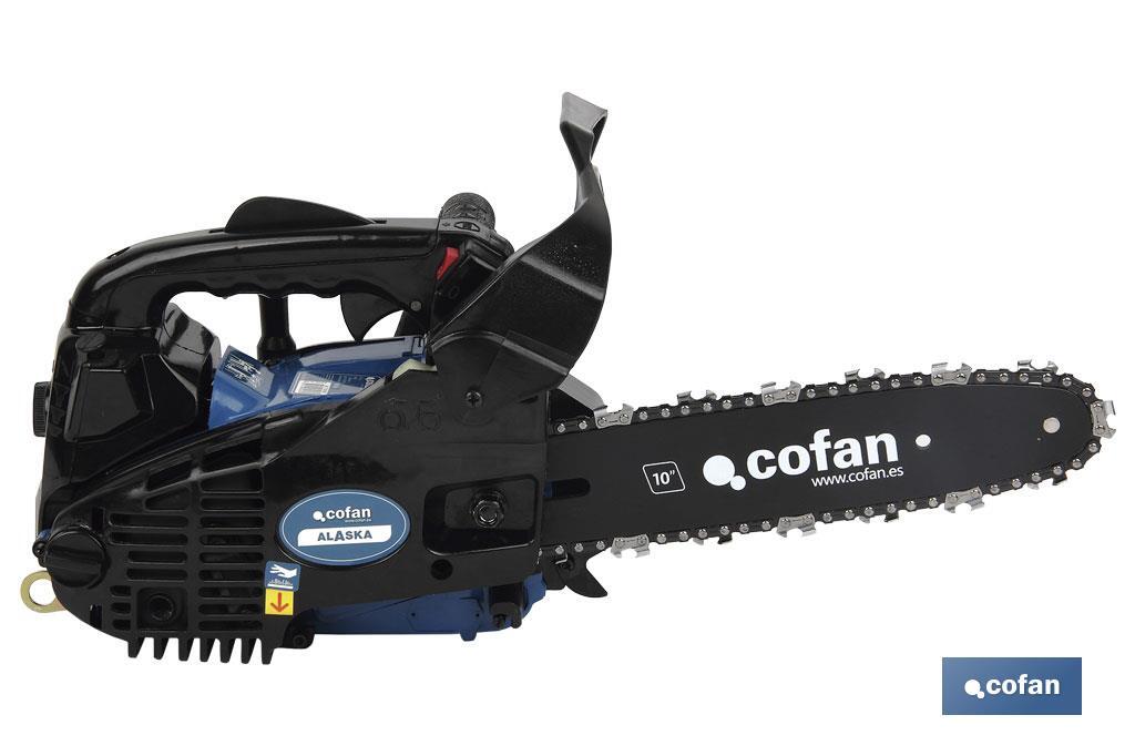 Chain Saw, Alaska Model | 25.4cc. Engine | Small Guide Chain 10" - Cofan