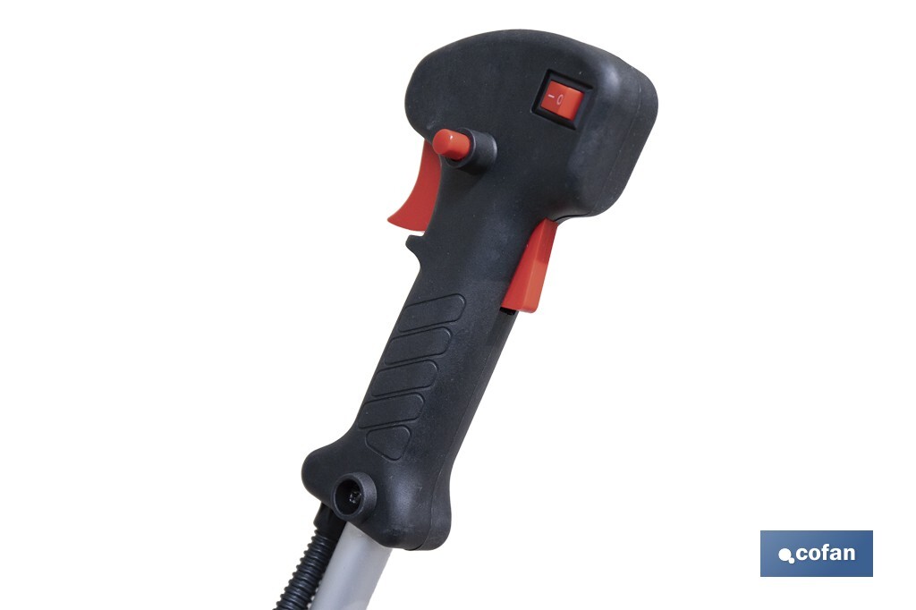 Desbrozadora de gasolina | Motor 2 tiempos | 51,7 cc | Motor eficiente | Incluye manillar plegable y arnés doble - Cofan