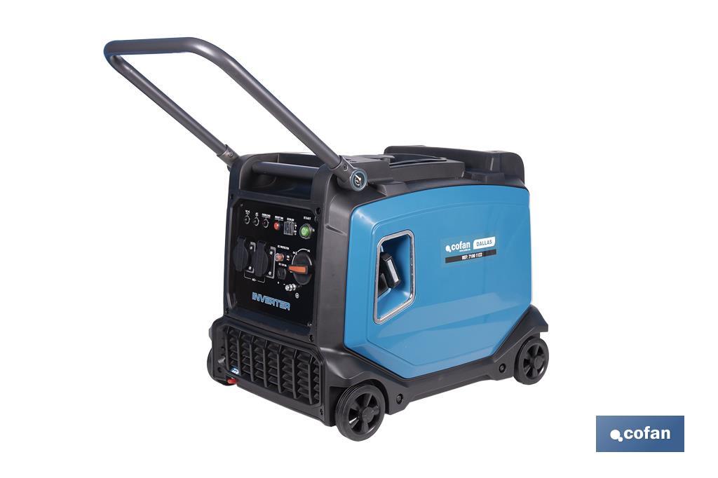 Generador inverter de gasolina de 223 cc | Motor de 4 tiempos | Generador inverter portátil | Máxima potencia: 3,8 kVA - Cofan