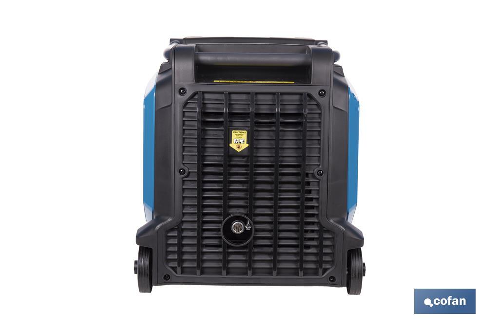 Generador inverter de gasolina de 223 cc | Motor de 4 tiempos | Generador inverter portátil | Máxima potencia: 3,8 kVA - Cofan