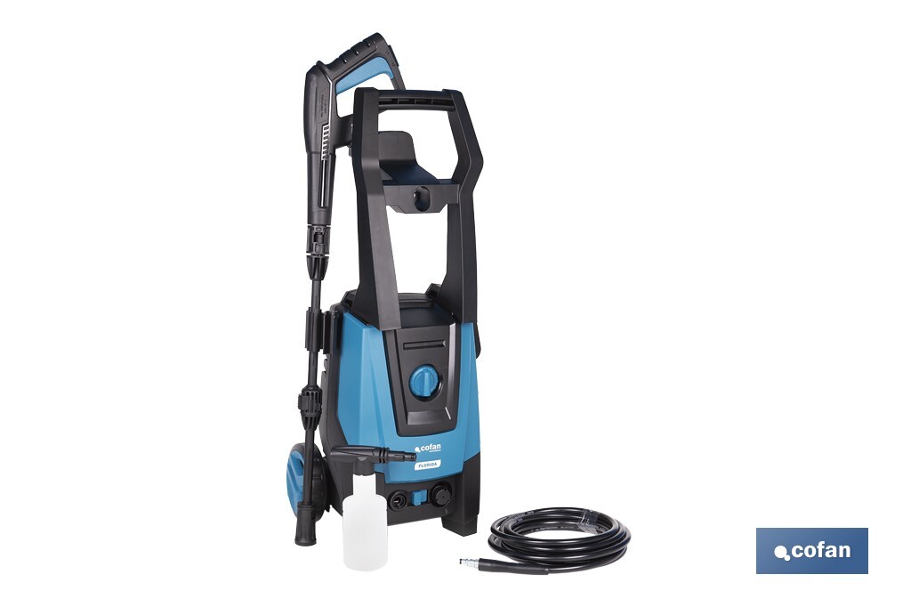 Limpiadora de alta presión | 1600 W | Caudal máximo 420 l/h | Presión máxima 130 bares | Sistema TSS - Cofan