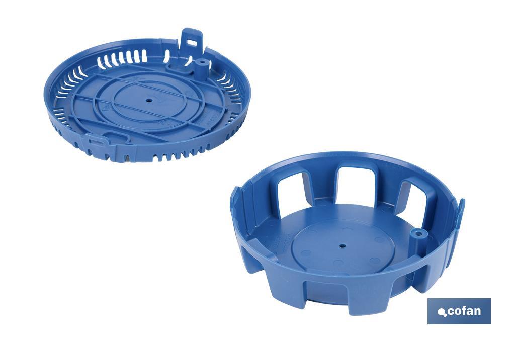 Electrobomba sumergible para aguas sucias y limpias | Potencia: 900 W | Caudal máximo: 18000 l/h | 7 m de inmersión | Interruptor de flotador - Cofan