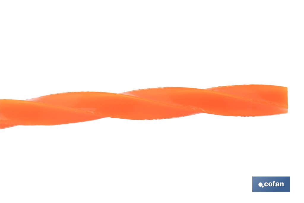 Hilo helicoidal de nylon para desbrozadora | Alta resistencia, bajo nivel sonoro | Disponible en diferentes grosores - Cofan