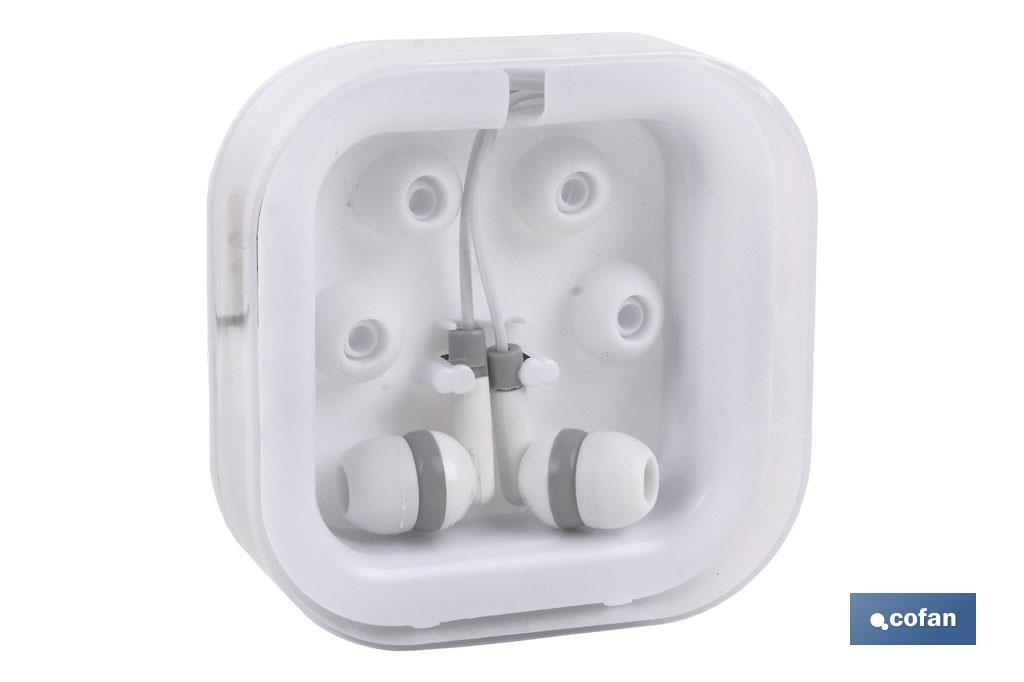 AURICULARES CORT  7 x 7 x 2 cm - Cofan