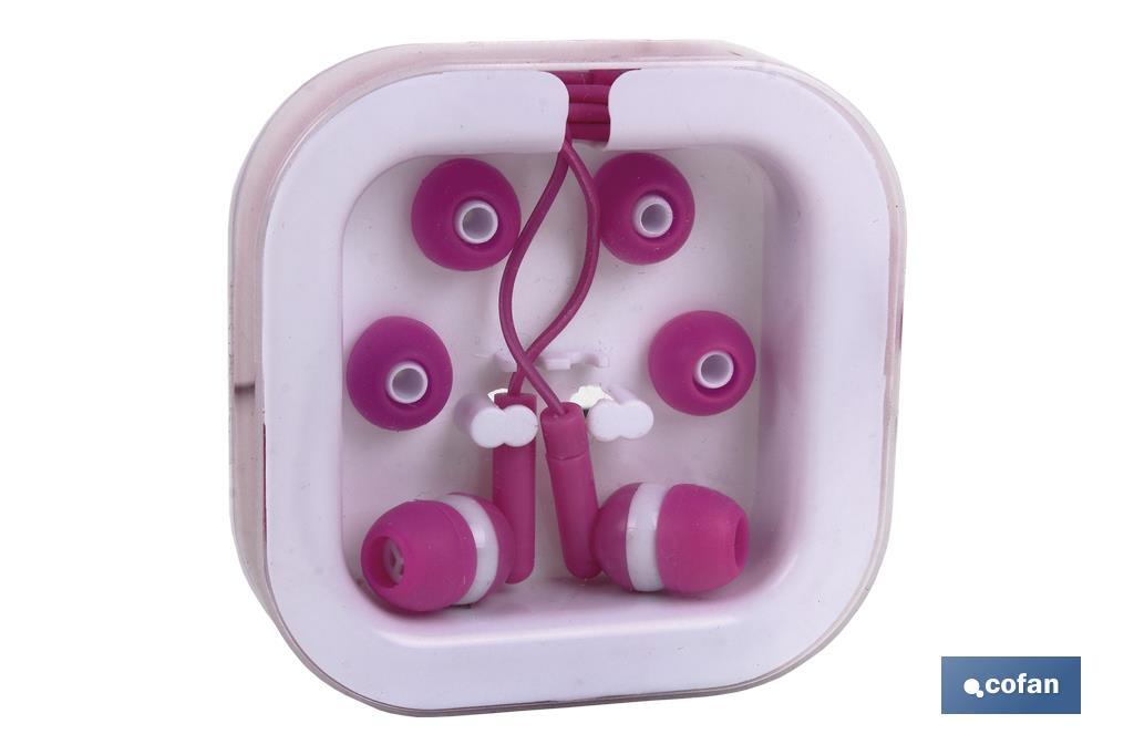 AURICULARES CORT  7 x 7 x 2 cm - Cofan