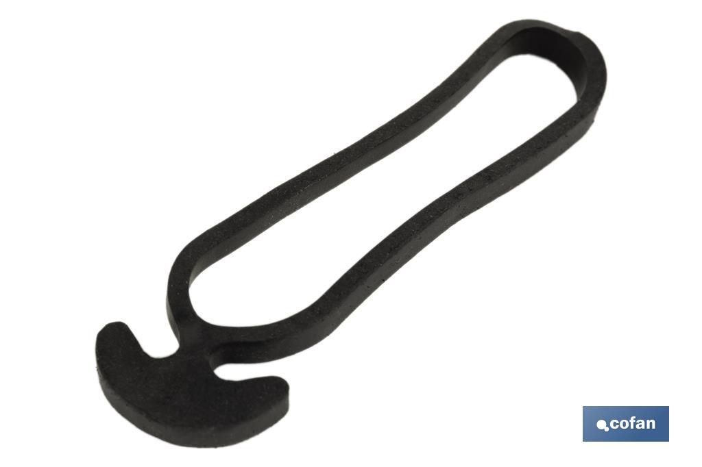 Goma de ancla N.º 3 Extra | Goma ancla de 3 cm | Tensor para tutores de plantación | Para cultivo - Cofan