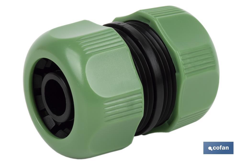 Hose repair connector for irrigation hoses | Available in two sizes | ABS - Cofan