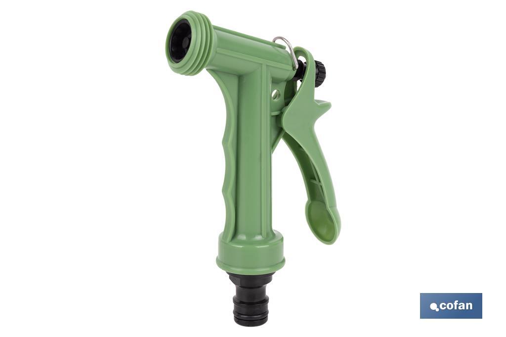 Pistola de Riego para Manguera de Jardín | Para regar plantas o césped | Con Chorro de alta presión - Cofan