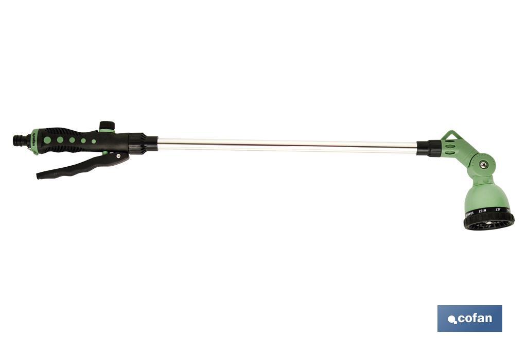 Lanza Riego | Medida 66 cm | 10 Posiciones Diferentes de Pulverización | Lanza Multiusos - Cofan