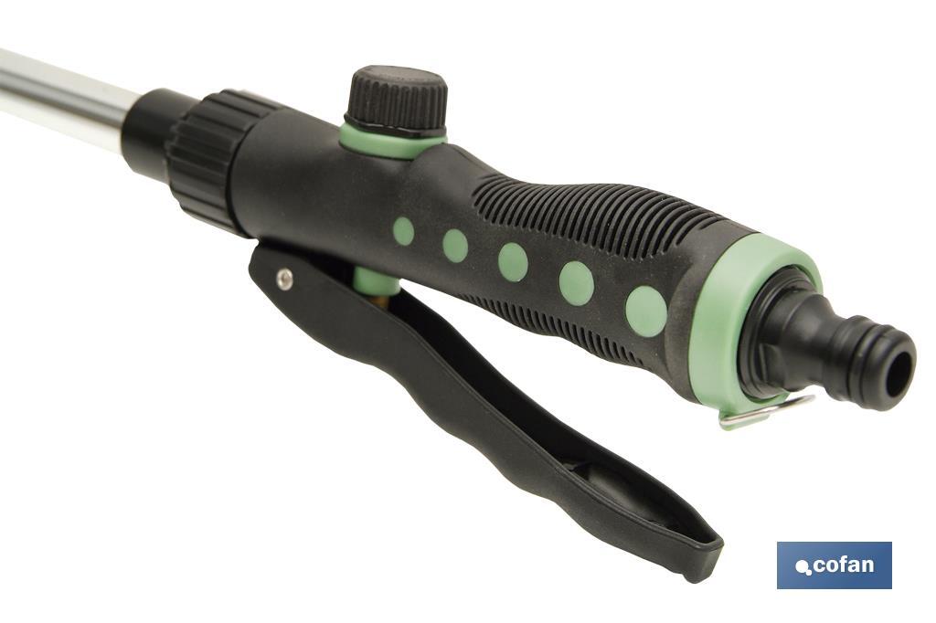 Lanza Riego | Medida 66 cm | 10 Posiciones Diferentes de Pulverización | Lanza Multiusos - Cofan