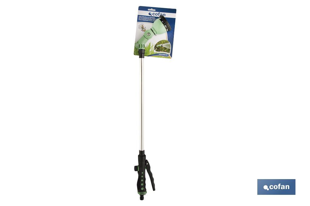 Lanza Riego | Medida 66 cm | 10 Posiciones Diferentes de Pulverización | Lanza Multiusos - Cofan