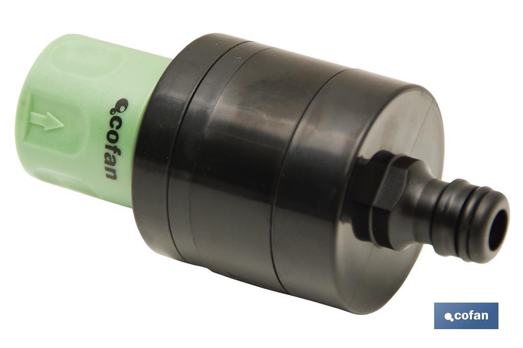 Adaptador "Waterdancing" | Adaptador para aspersor | Ahorra un 25% de Agua - Cofan