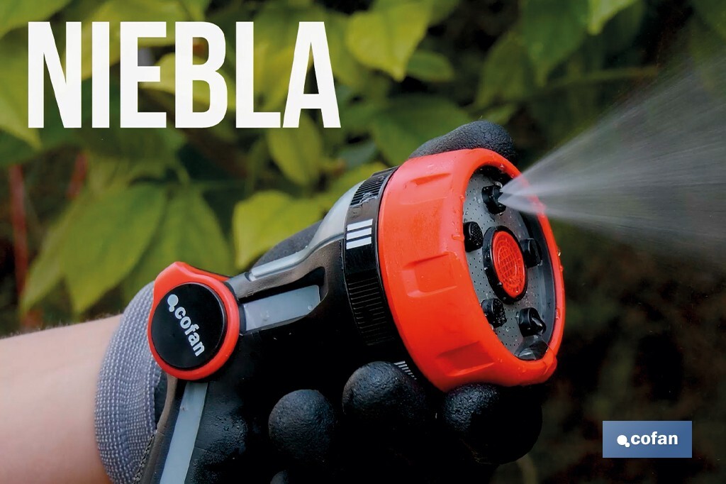 Pistola de Rega com controle de Caudal - Cofan