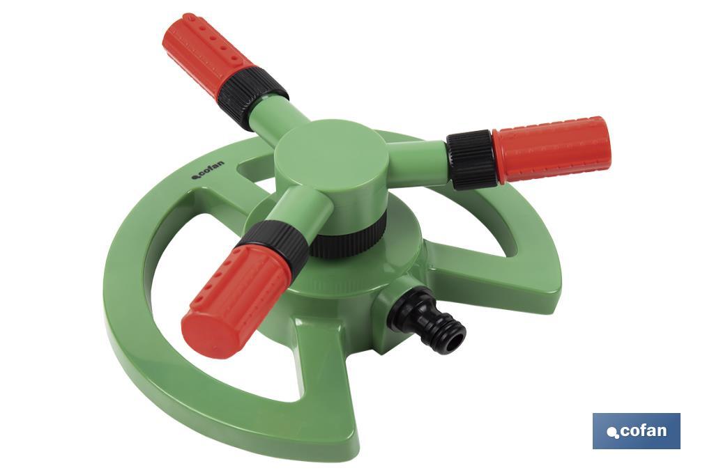 3-arm rotating sprinkler - Cofan