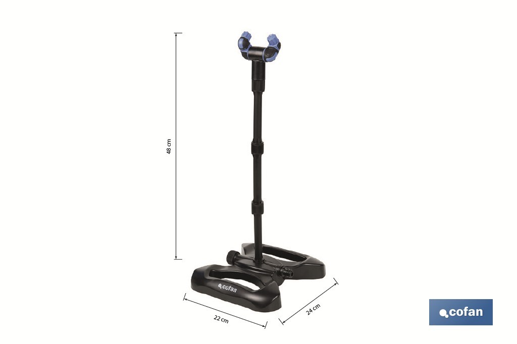 Telescopic stand mister | Suitable for outdoor use | From 12 to 48cm | Adjustable angle nozzles - Cofan