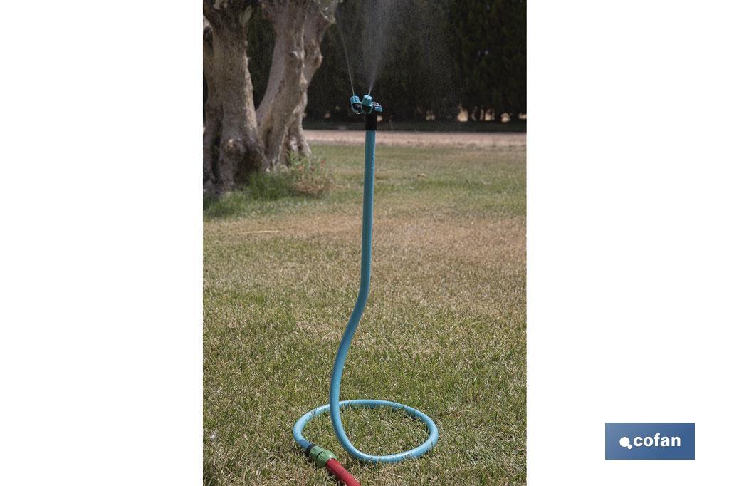 Torre de nebulización de 79 cm de altura con 2 boquillas ajustables | Perfecta para exteriores - Cofan