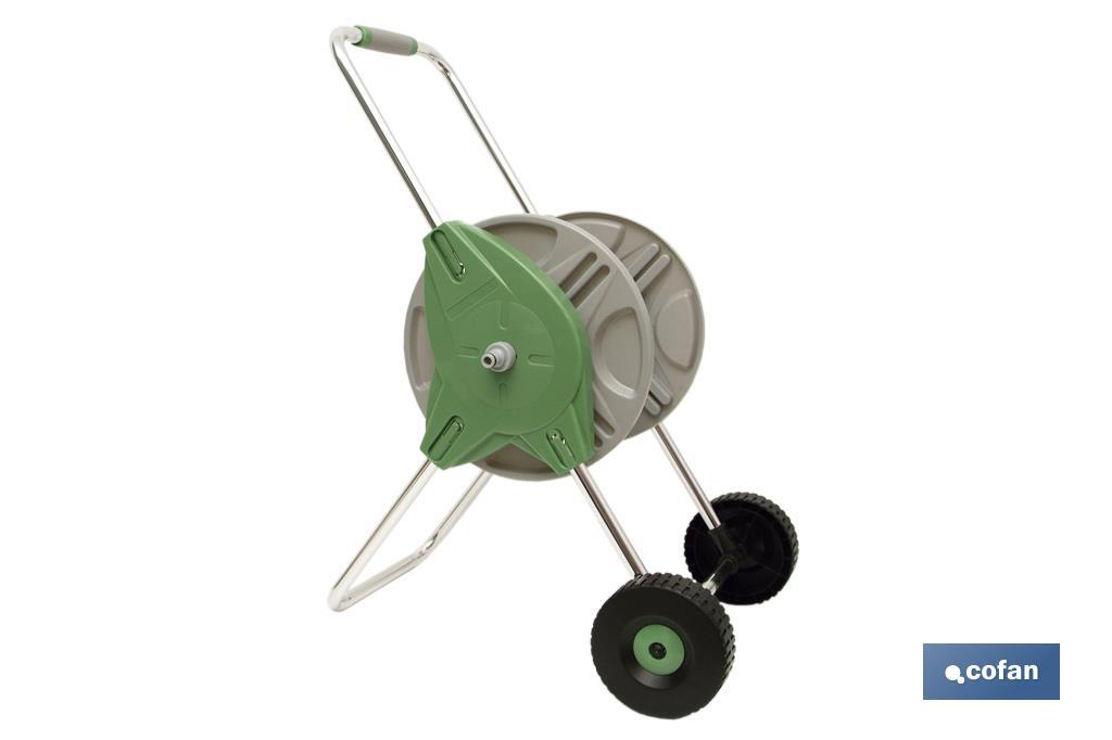 Hose reel with wheels, Completely portable accessory, Easy and convenient  to carry