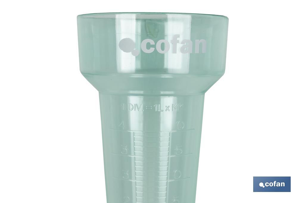 Rain gauge with spike | Capacity: 40l/m2 | Direct reading - Cofan