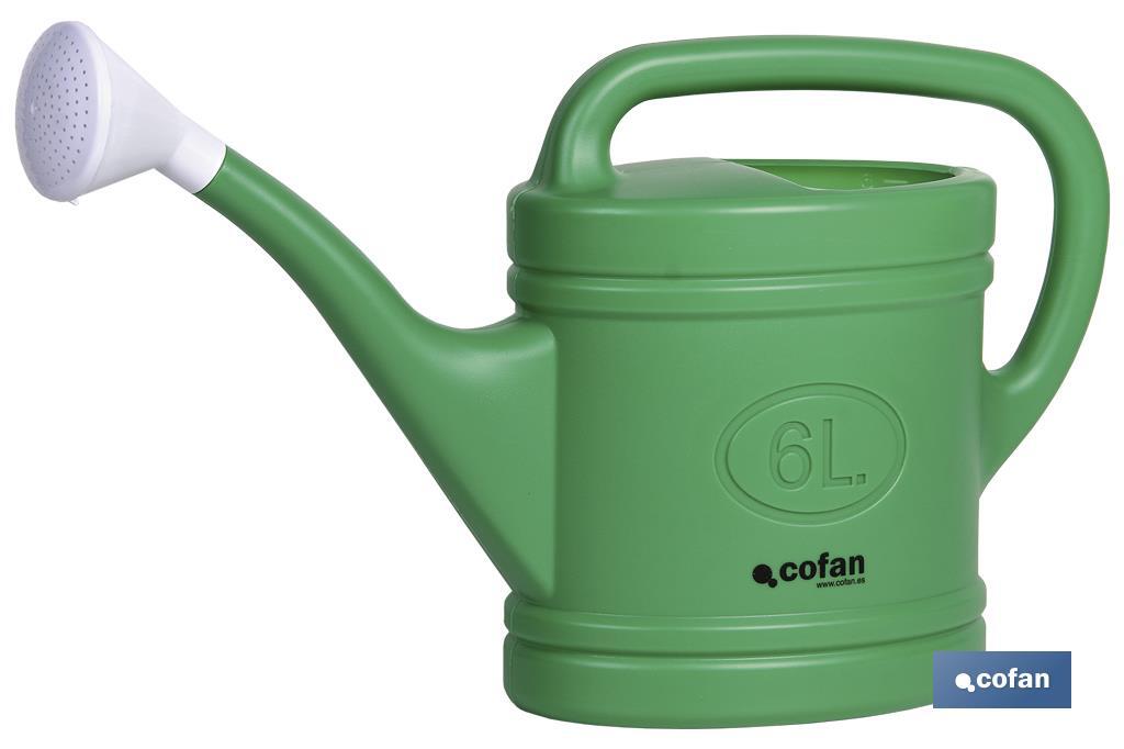 Arrosoir vert de 6 litres - Cofan