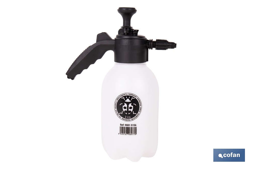 Pulverizador manual 2 litros para líquido y espuma | Uso agrícola y jardinería | Boquillas incluidas - Cofan