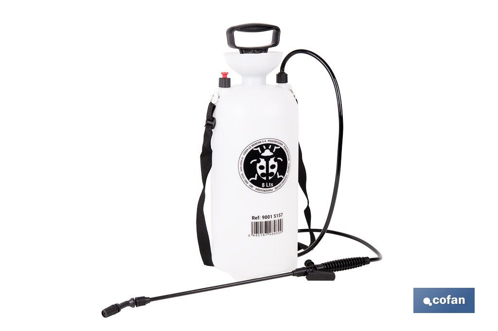Pulverizador de presión manual | Adecuado para jardín, huerto y árboles frutales | Disponible en diferentes capacidades - Cofan