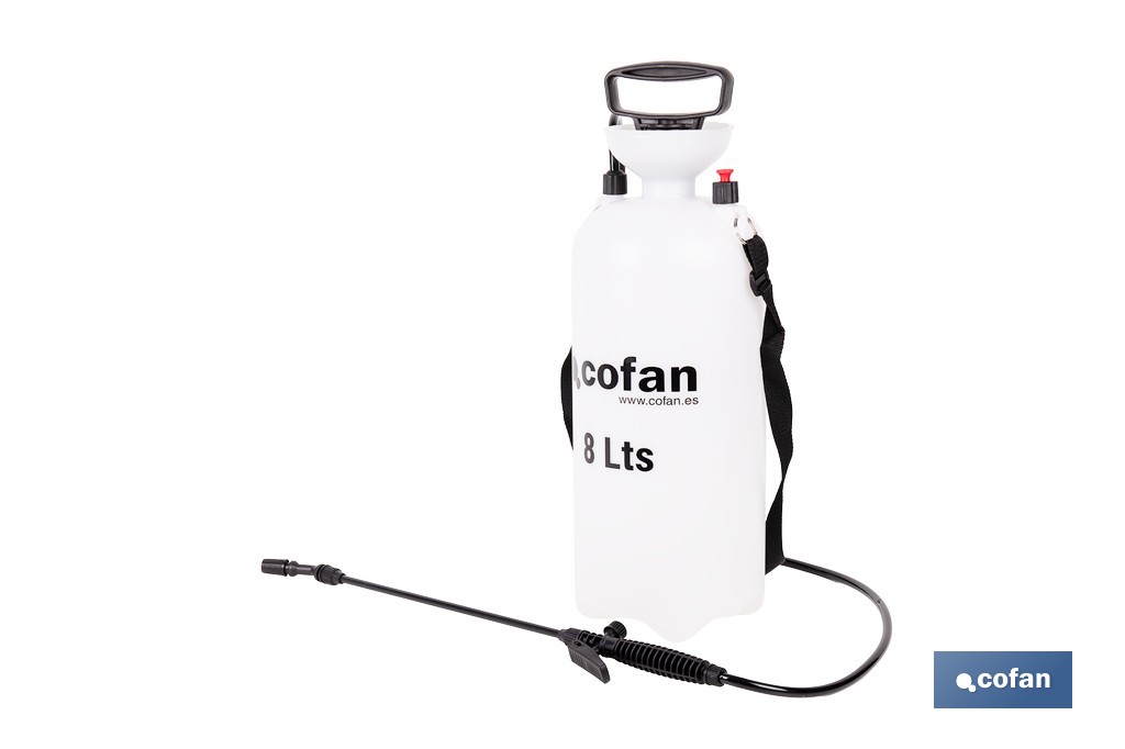 Pulverizador de presión manual | Adecuado para jardín, huerto y árboles frutales | Disponible en diferentes capacidades - Cofan