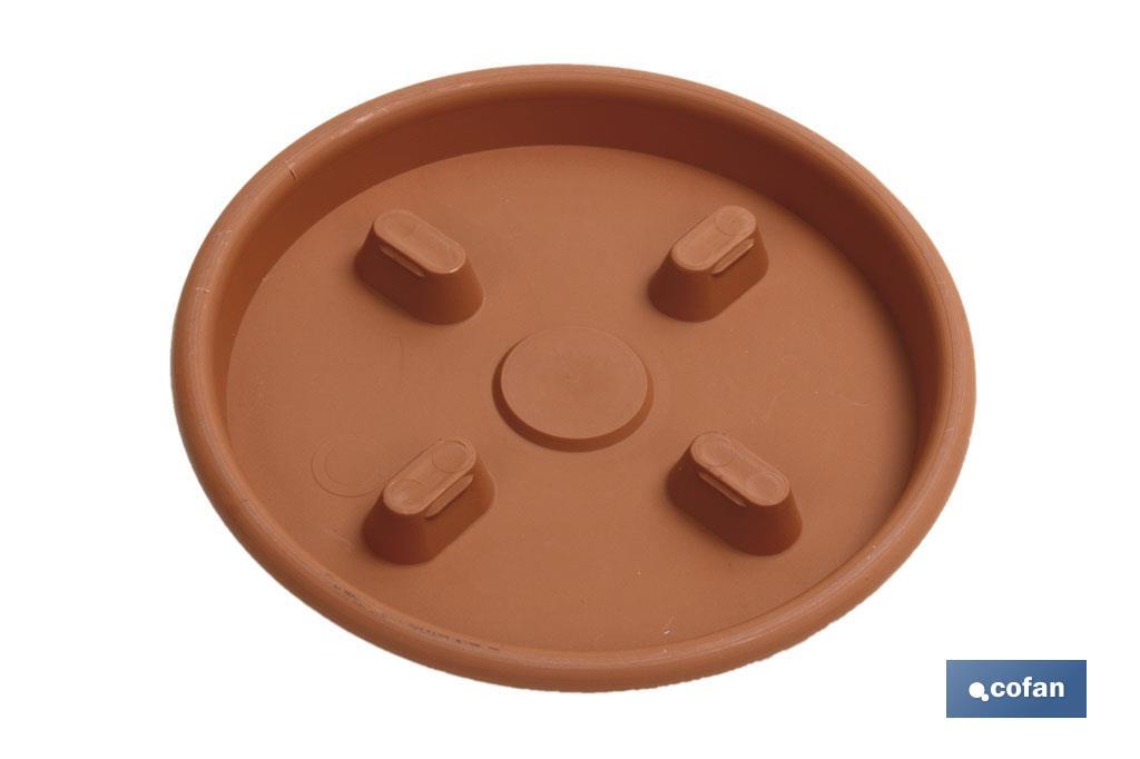 Plato Maceta "Dalia" Terracota - Cofan