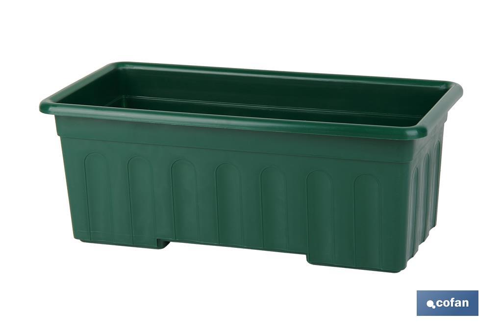 Green Window Box | Azahar Model | Polypropylene - Cofan