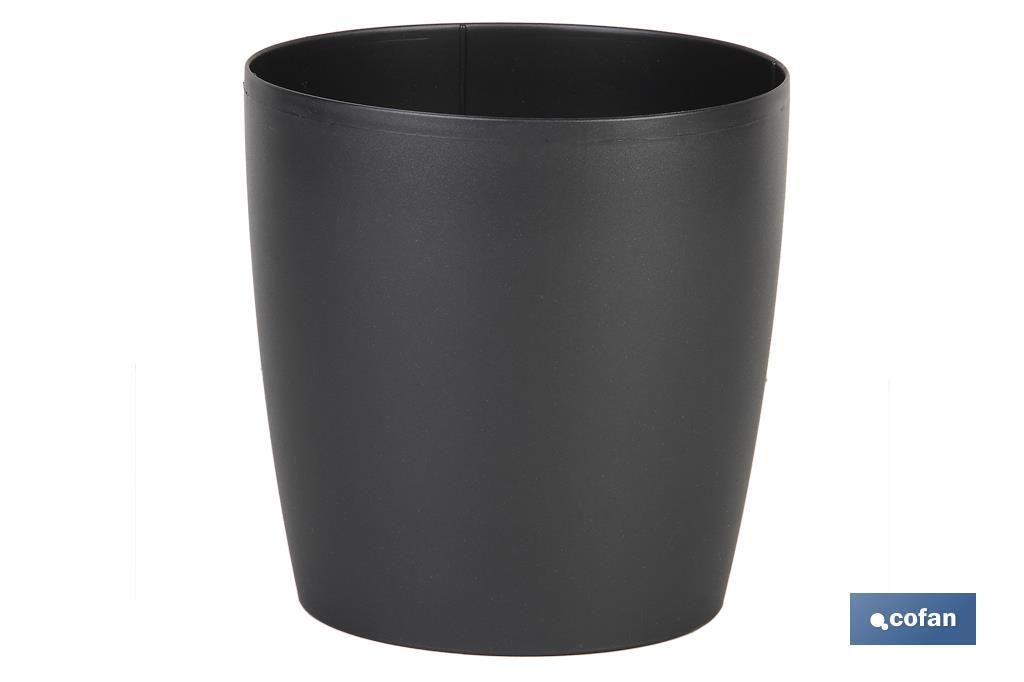 Round polypropylene pot | Special for plants and flowers | Perfect for indoor or outdoor use - Cofan