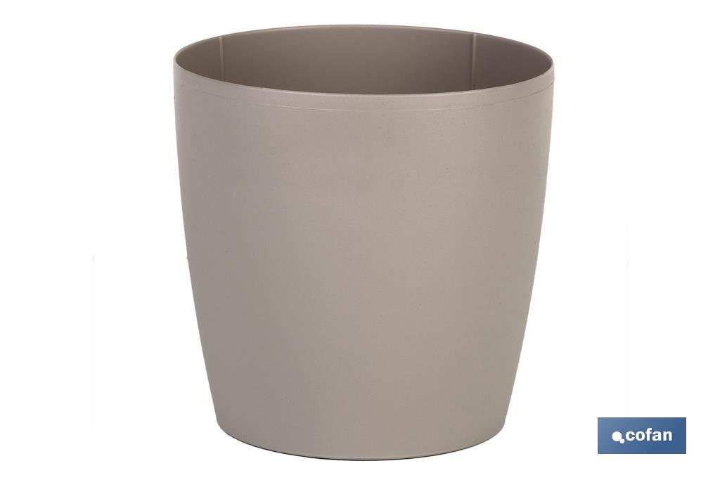 Round polypropylene pot | Special for plants and flowers | Perfect for indoor or outdoor use - Cofan