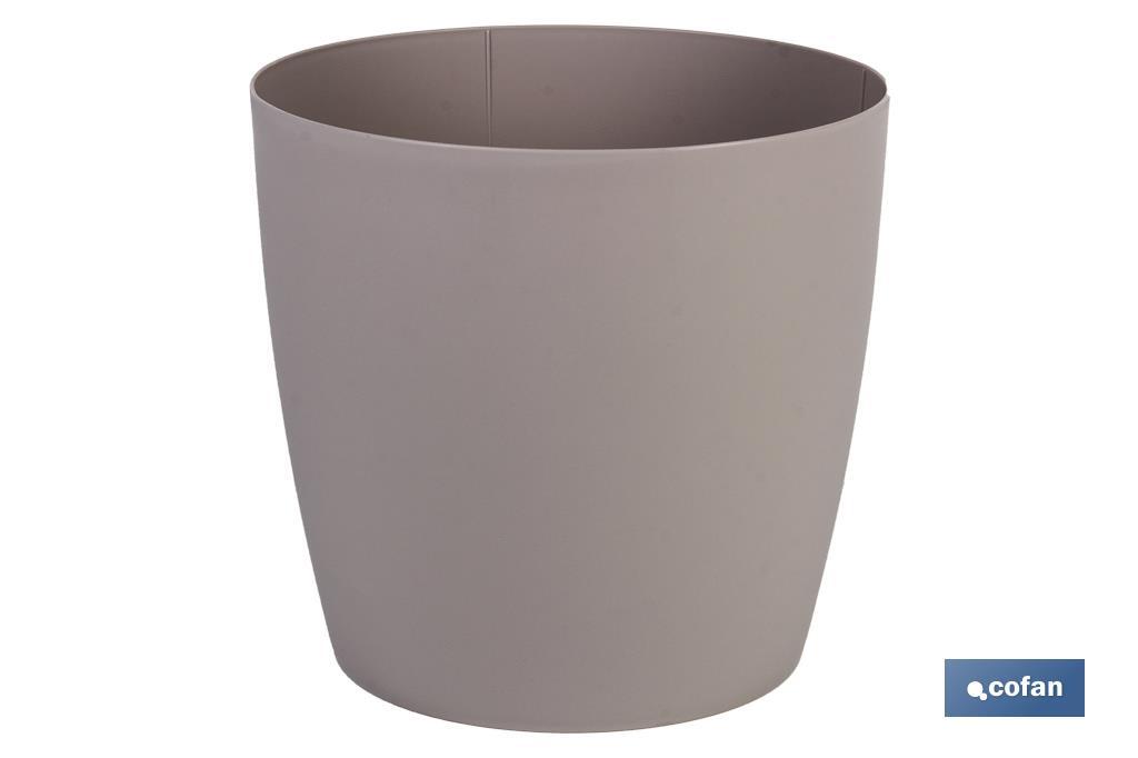 Round polypropylene pot | Special for plants and flowers | Perfect for indoor or outdoor use - Cofan