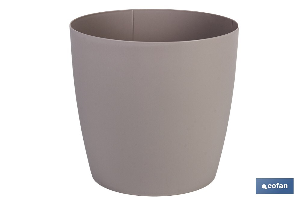 Round polypropylene pot | Special for plants and flowers | Perfect for indoor or outdoor use - Cofan