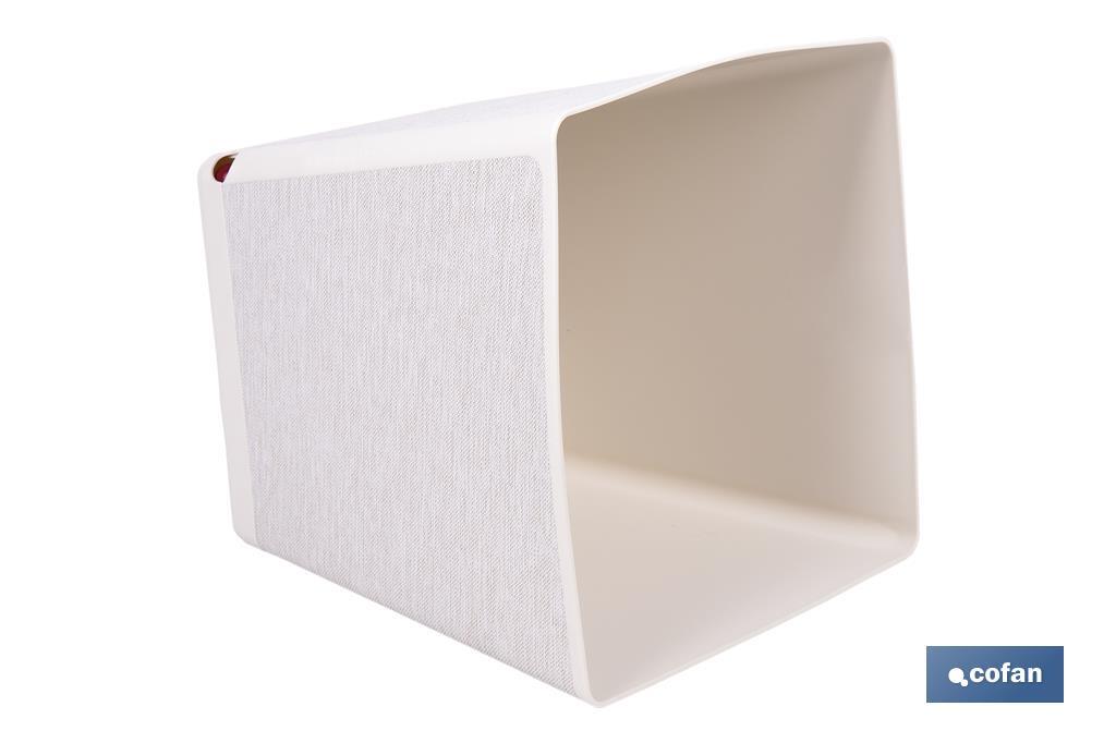 Maceteros decorativos para interior | Macetas cuadradas con plato integrado | Con señalizador de riego | Disponibles en diferentes colores y medidas - Cofan