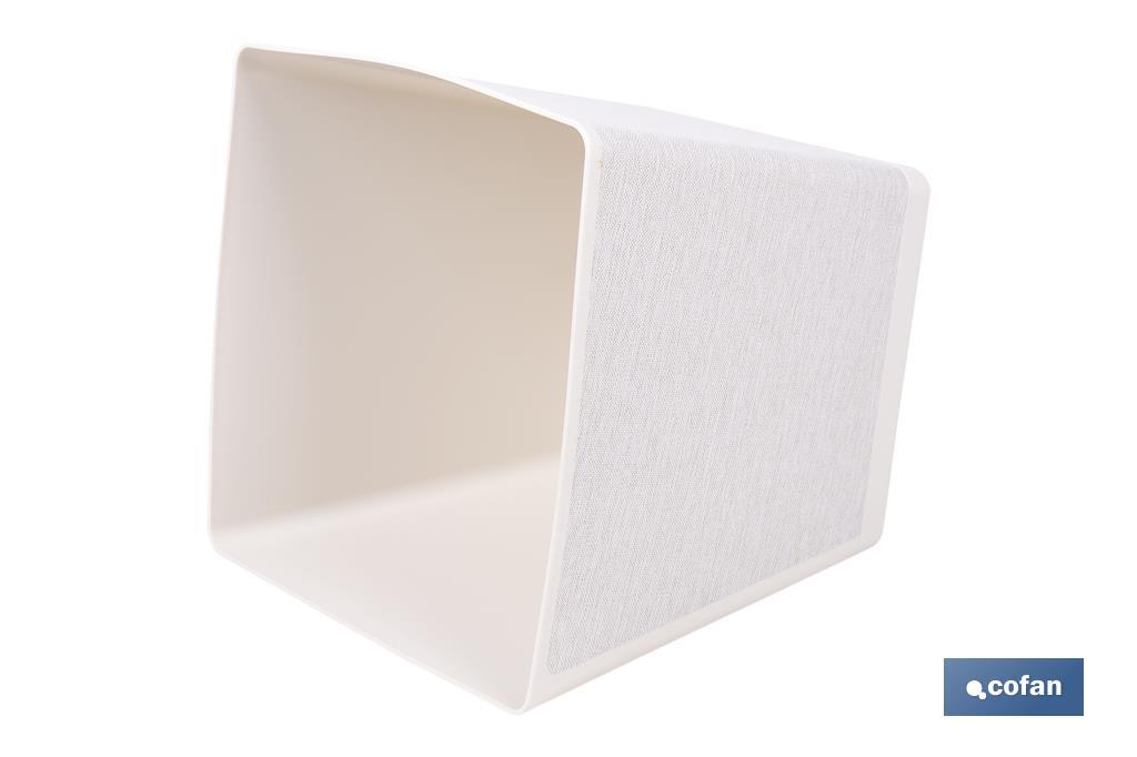 Maceteros decorativos para interior | Macetas cuadradas con plato integrado | Con señalizador de riego | Disponibles en diferentes colores y medidas - Cofan