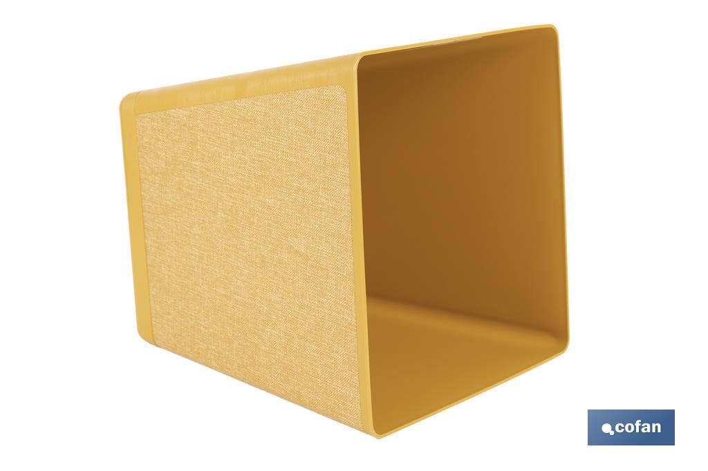 Maceteros decorativos para interior | Macetas cuadradas con plato integrado | Con señalizador de riego | Disponibles en diferentes colores y medidas - Cofan