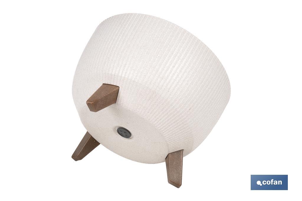 Macetas decorativas con patas desmontables | Macetas redondas con rayas | Resistentes a UV | Disponibles en varios colores y diferentes medidas - Cofan