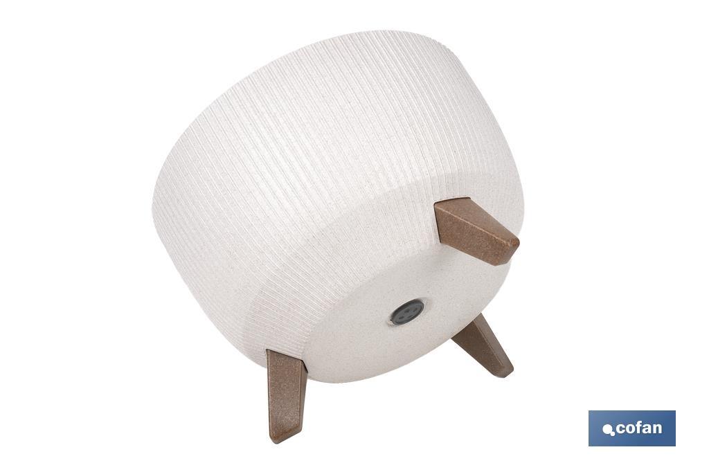 Macetas decorativas con patas desmontables | Macetas redondas con rayas | Resistentes a UV | Disponibles en varios colores y diferentes medidas - Cofan
