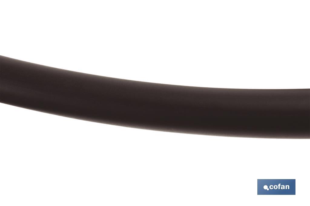 Tubo de Rega Gota-a-gota (não inclui Gotejadores) | Cor Negro | 25, 50 ou 100 metros de comprimento - Cofan