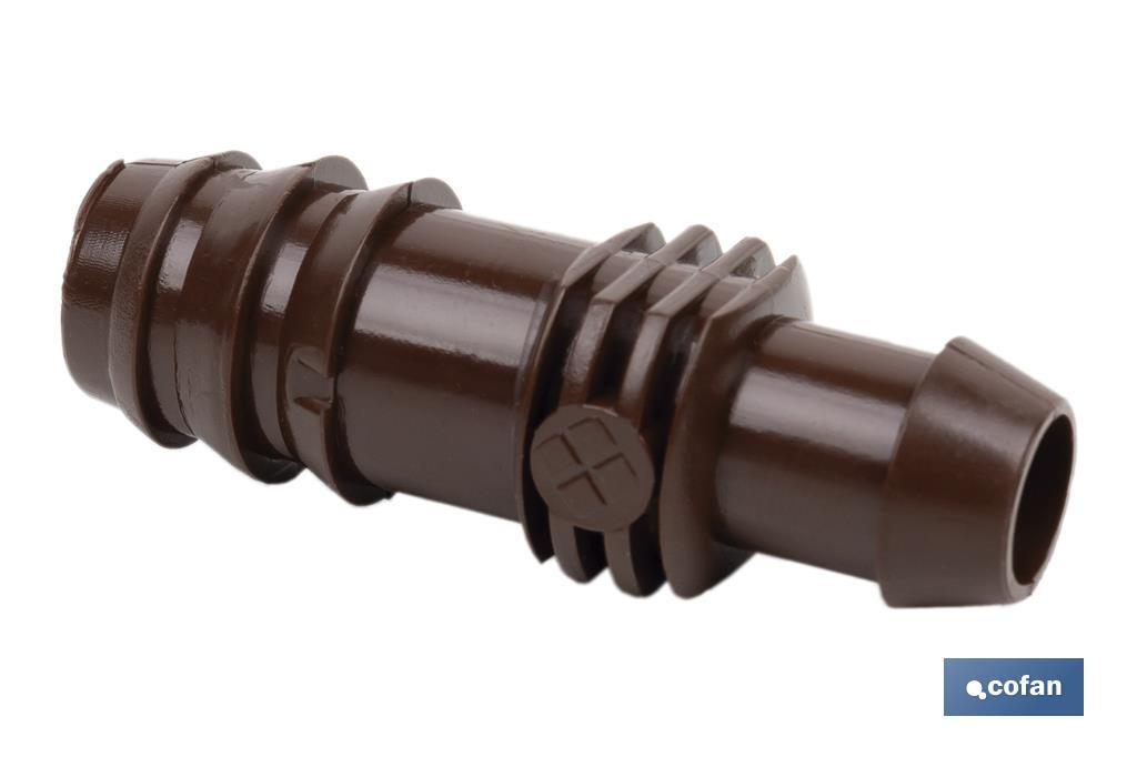 Irrigation fitting for sprinkling and irrigation systems | Diameter: 16mm | Easy to connect - Cofan