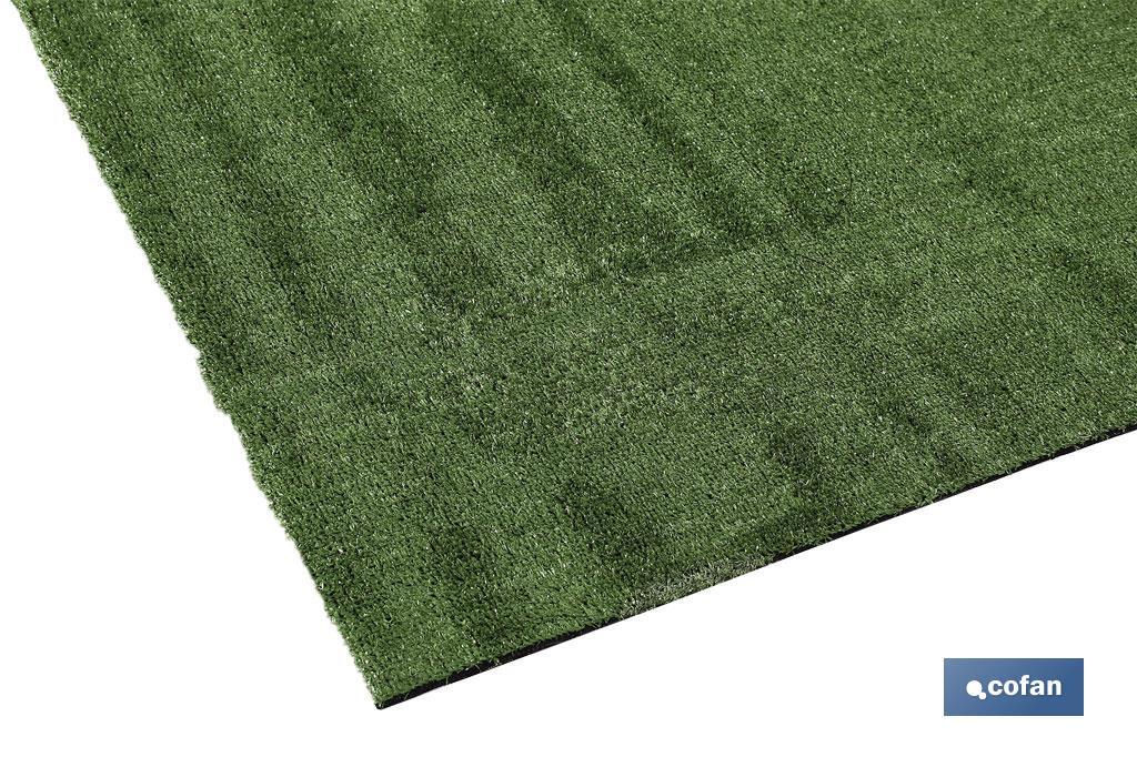 Artificial grass with pile height of 7mm | Lightweight and very easy to install - Cofan