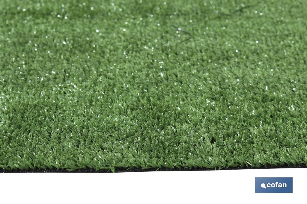 Artificial grass with pile height of 7mm | Lightweight and very easy to install - Cofan