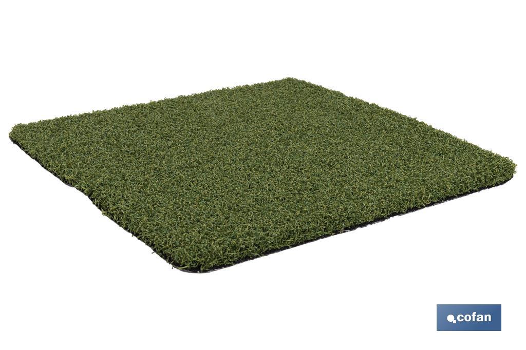 Césped artificial 15 mm para terraza y jardín | Medidas a elegir | Ideal para zonas de alto tránsito - Cofan