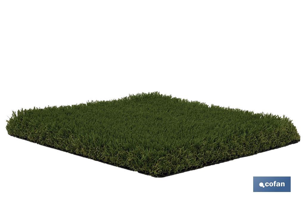 Artificial grass for terrace and garden | Padded, comfortable and resistant model | Ideal for outdoors and swimming pools - Cofan