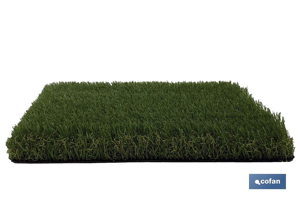 Artificial grass for terrace and garden | Padded, comfortable and resistant model | Ideal for outdoors and swimming pools - Cofan