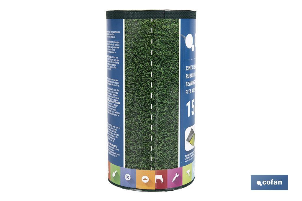 Single-sided artificial grass seaming tape | Available in two different sizes - Cofan