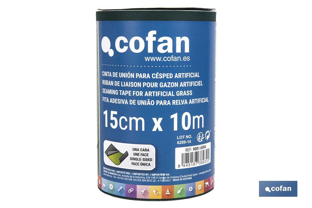 Single-sided artificial grass seaming tape | Available in two different sizes - Cofan