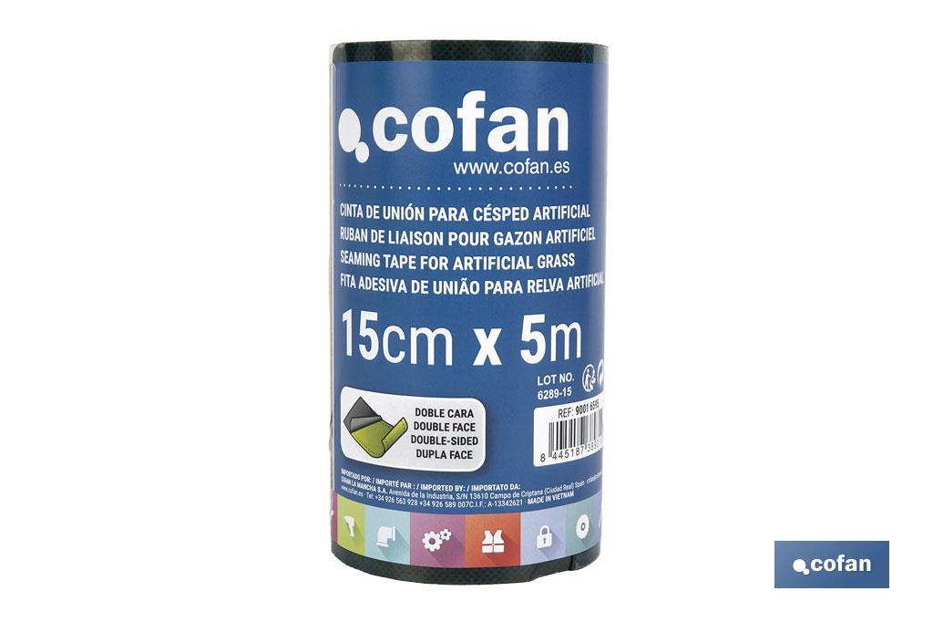 Double-sided artificial grass seaming tape | Available in two different sizes - Cofan