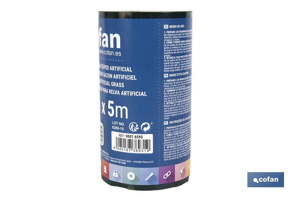 Double-sided artificial grass seaming tape | Available in two different sizes - Cofan